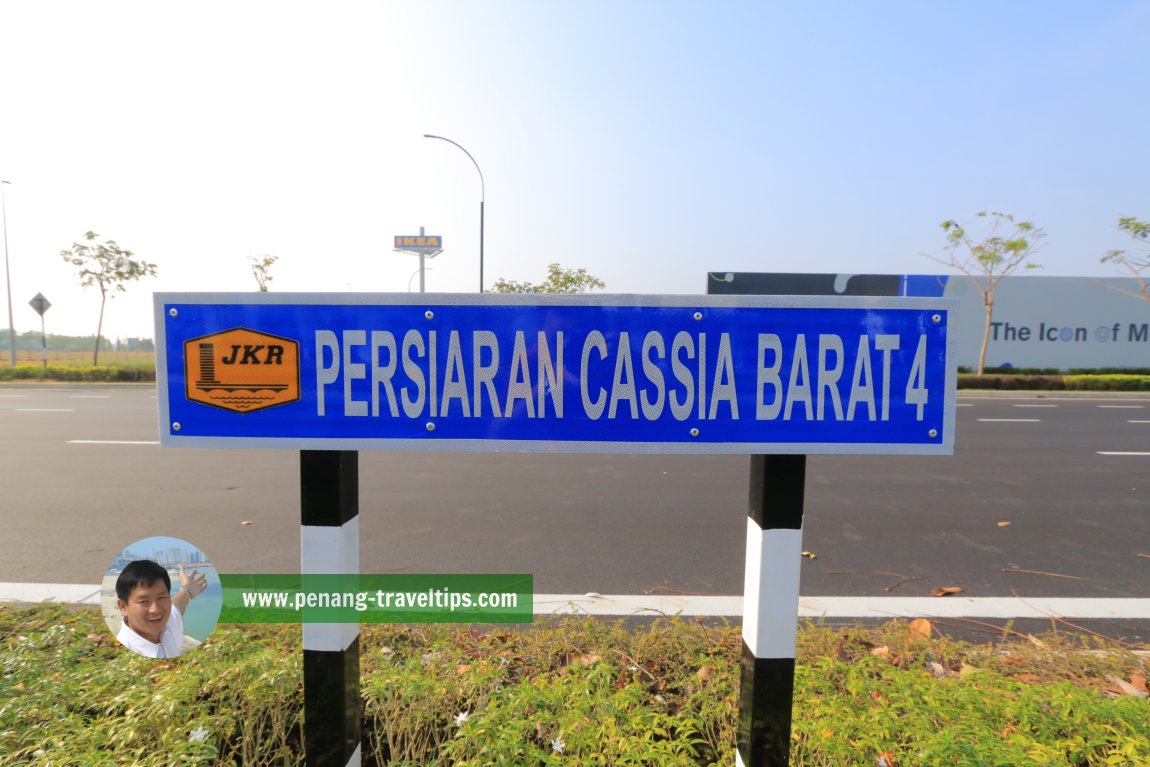 Persiaran Cassia Barat 4 roadsign