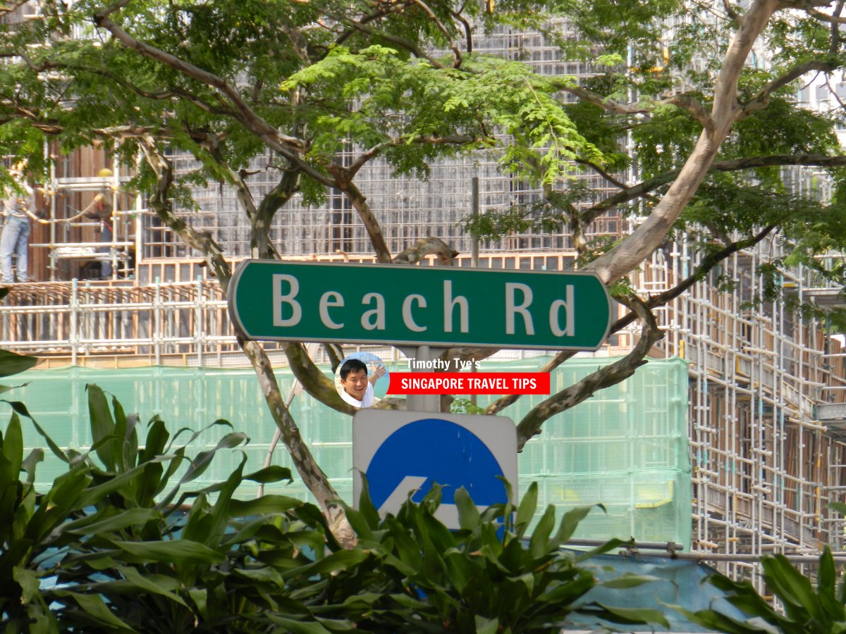 Beach Road roadsign