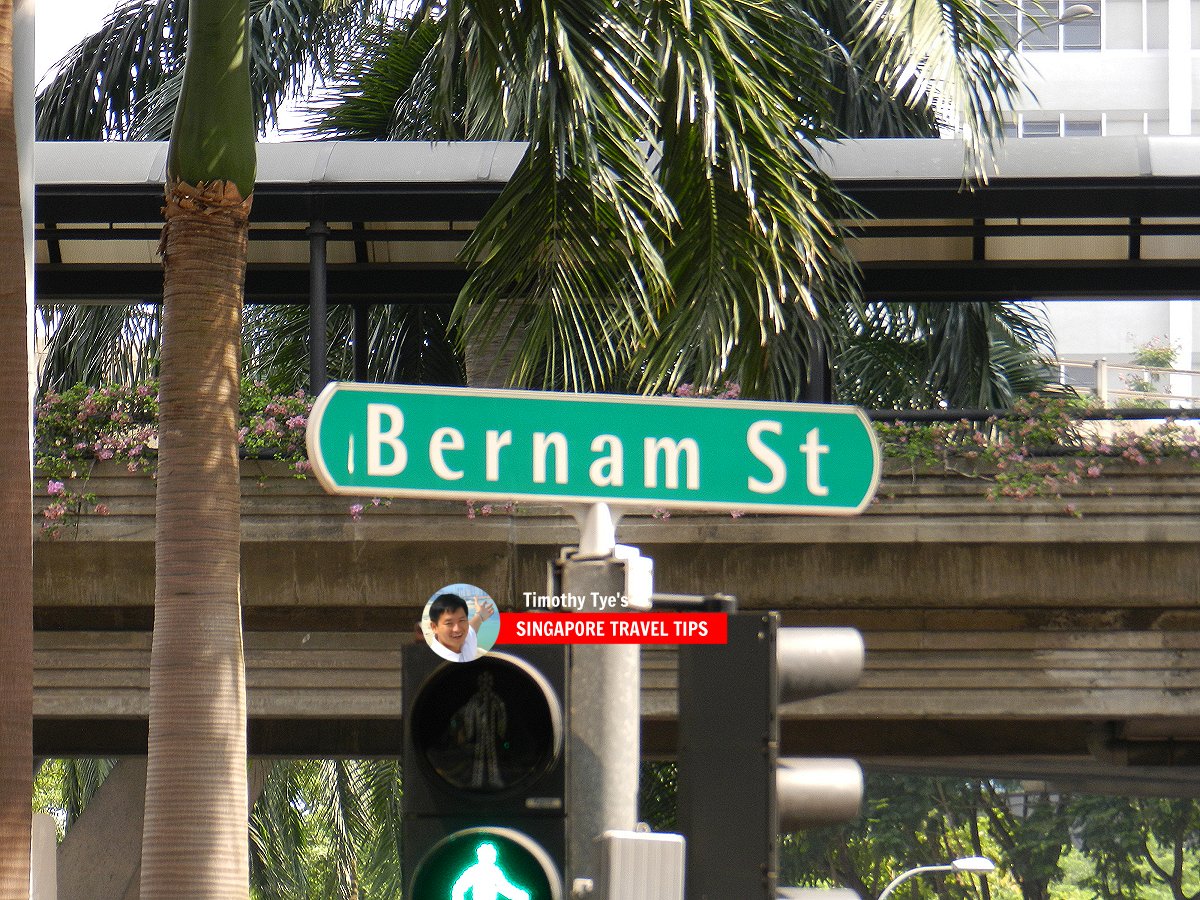 Bernam Street roadsign