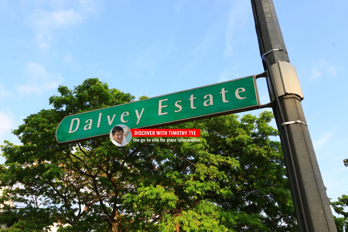 Dalvey Estate roadsign