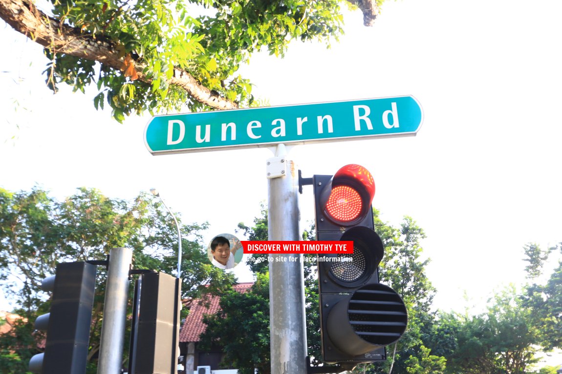 Dunearn Road roadsign