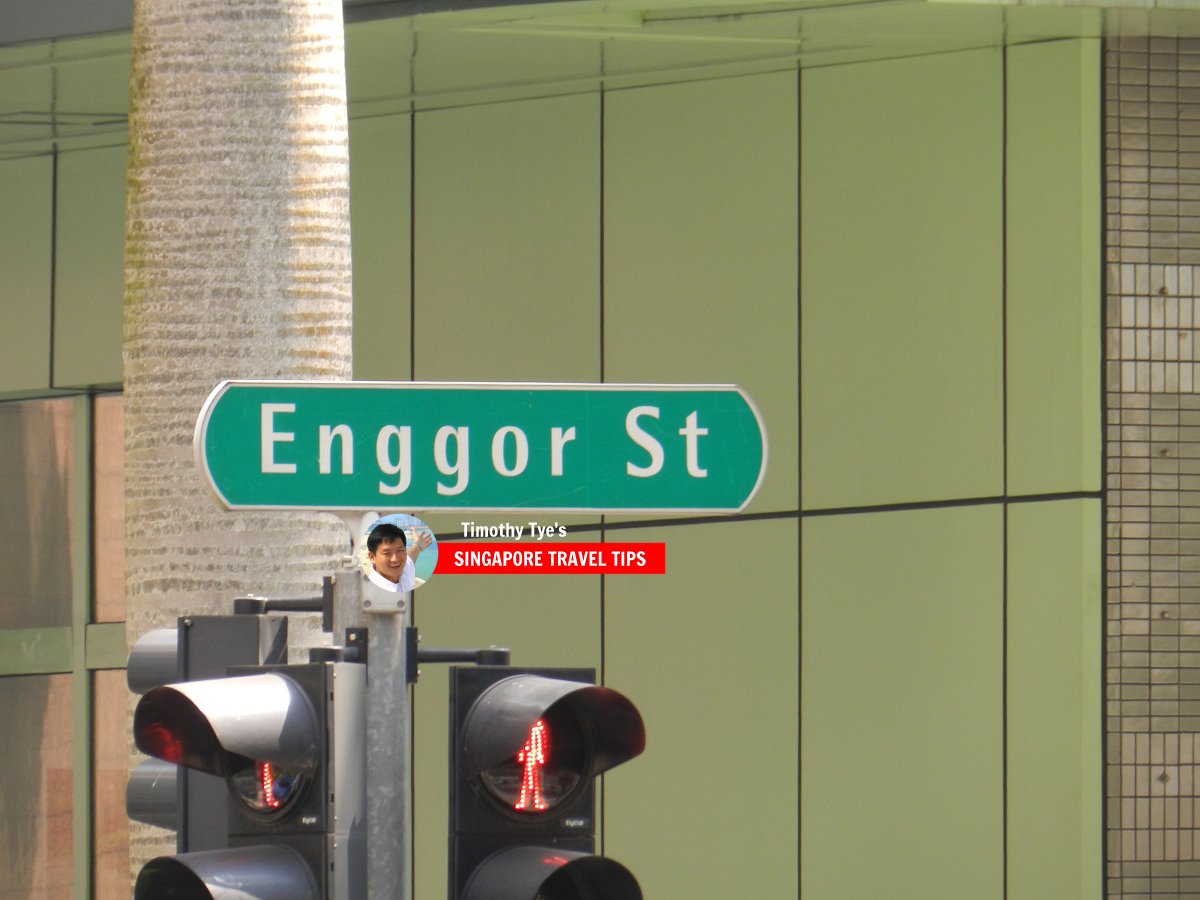 Enggor Street roadsign