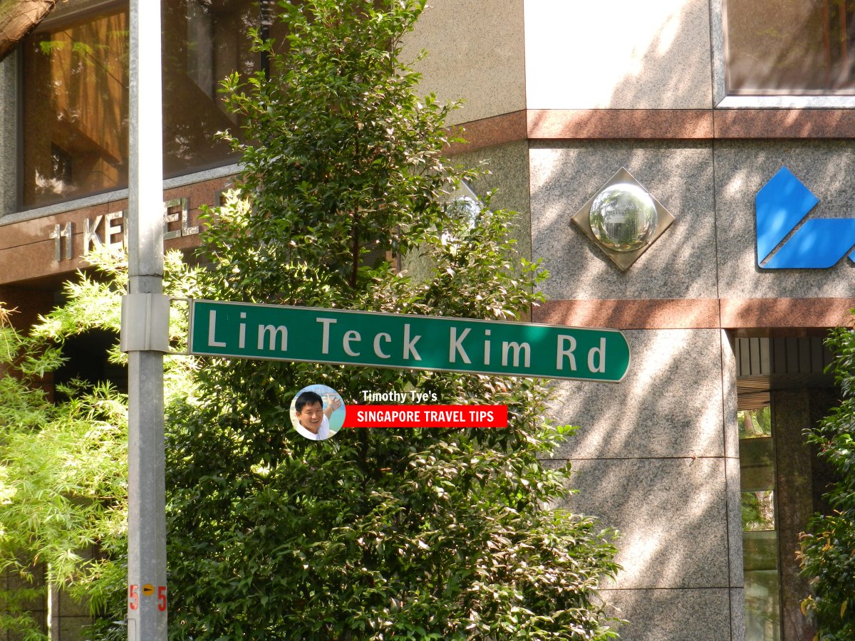 Lim Teck Kim Road roadsign