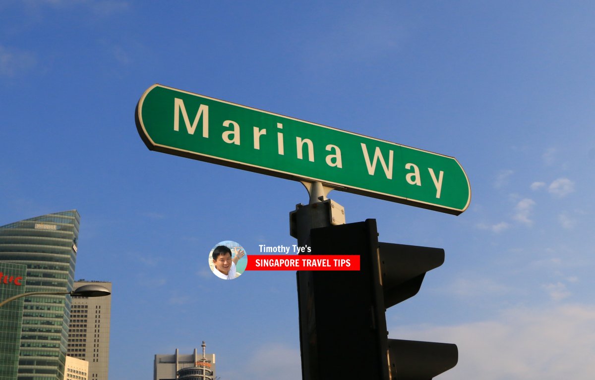 Marina Way roadsign
