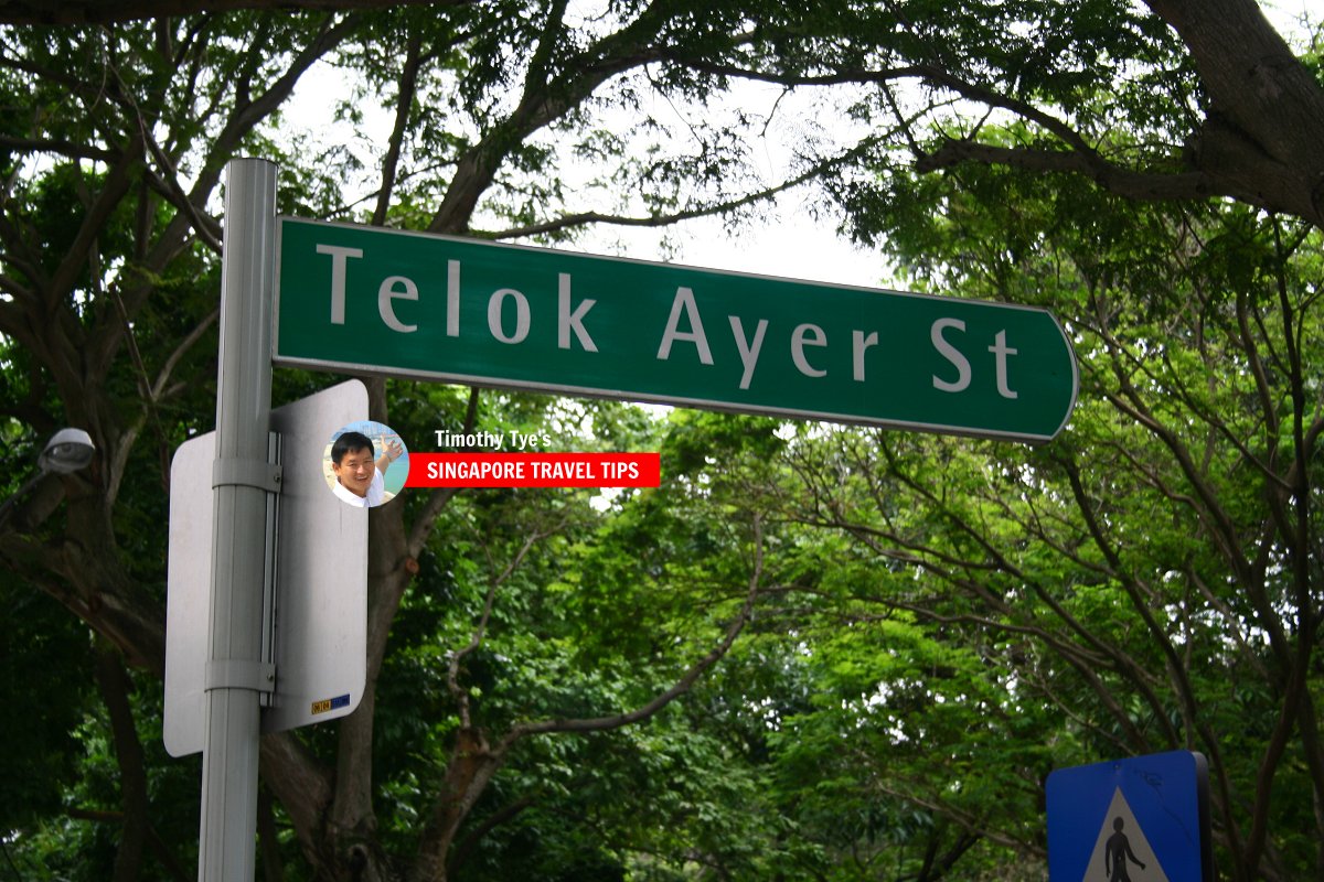 Telok Ayer Street roadsign