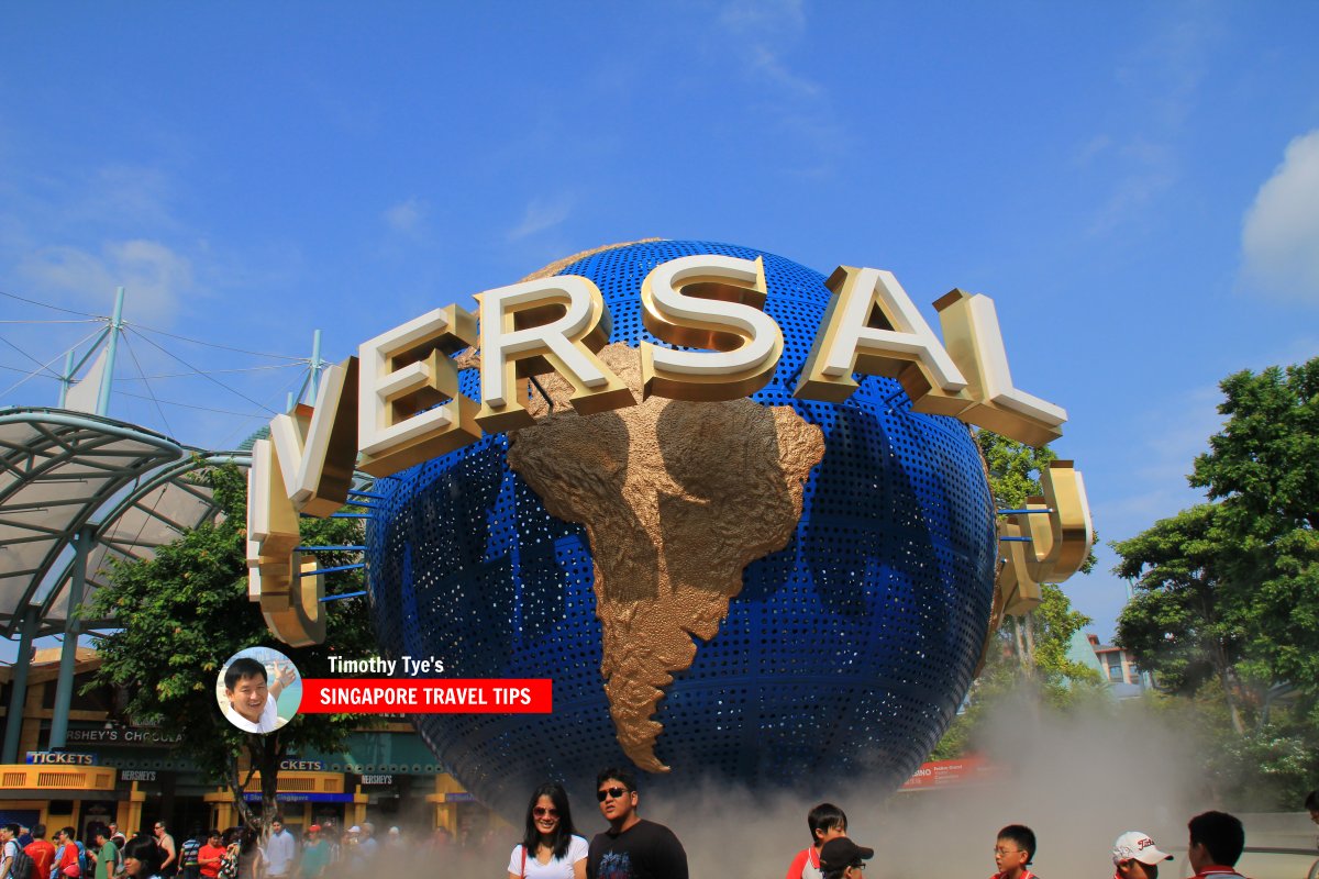 Universal Studios Singapore Rotating Globe