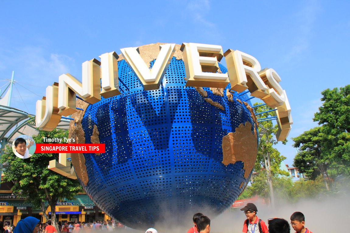 Universal Studios Singapore Rotating Globe