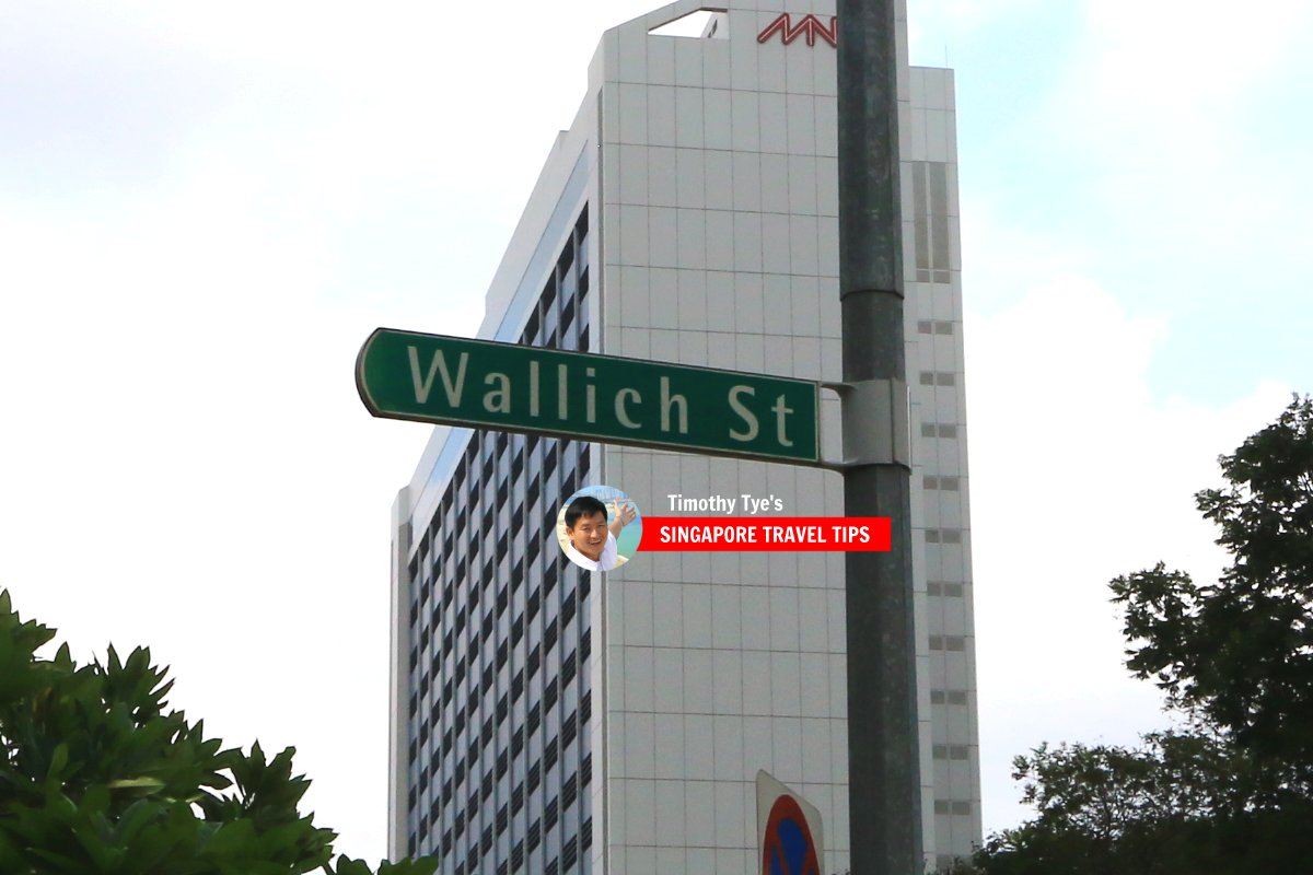 Wallich Street roadsign