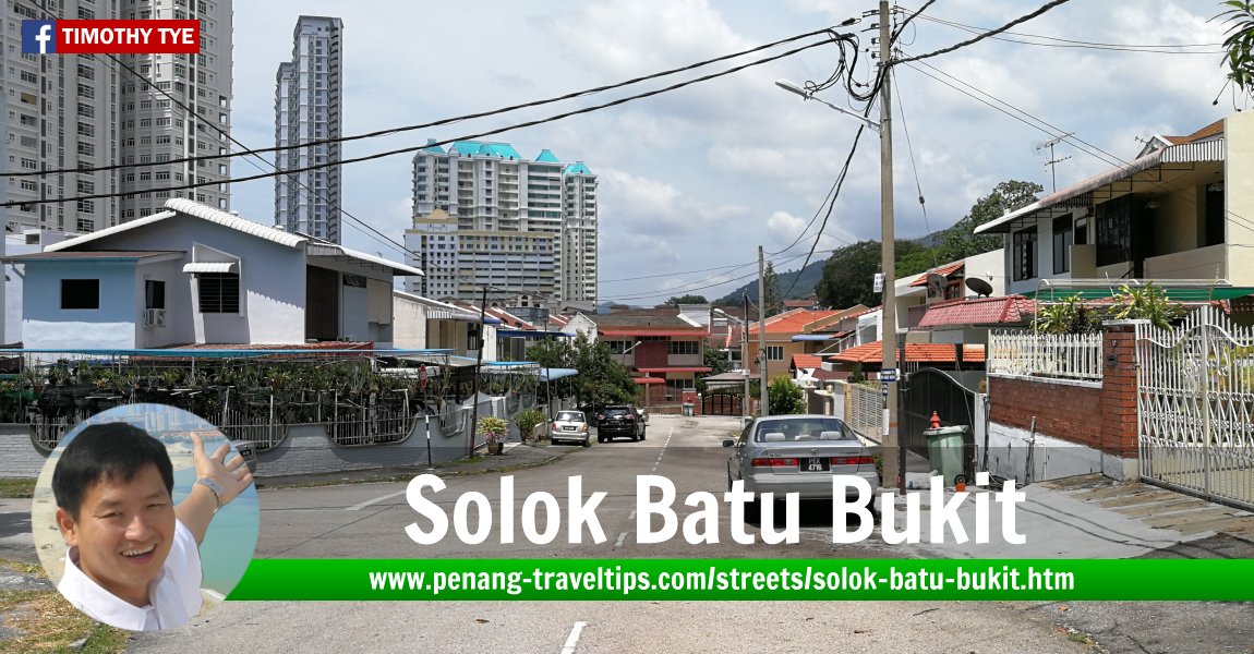 Solok Batu Bukit, Tanjong Tokong, Penang