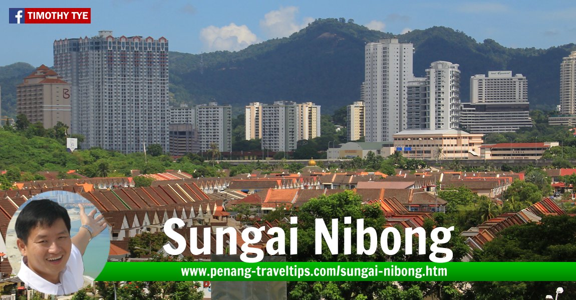 Sungai Nibong, as seen from Queensbay Mall