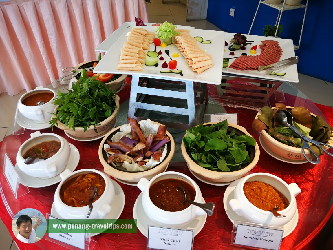 Masakan Chef Shaikh Fauzi at Top View Restaurant, Komtar