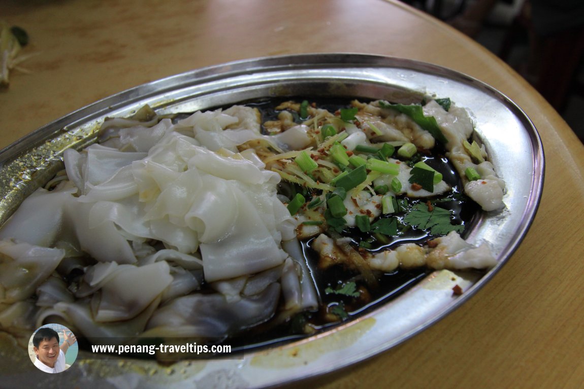 Fish meat hor fun at Wong Chau Jun Restaurant