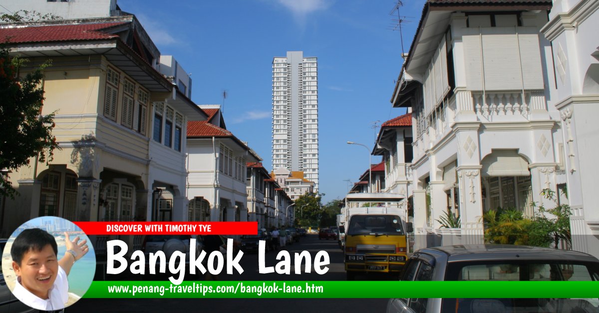 Bangkok Lane, Pulau Tikus, Penang