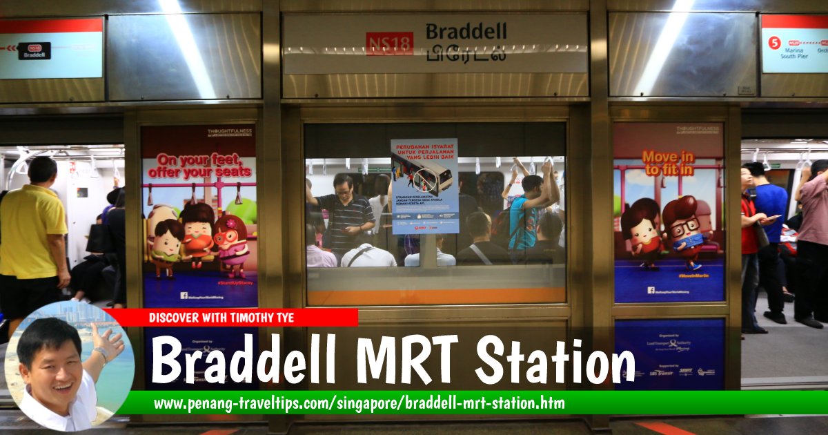 Braddell MRT Station, Singapore