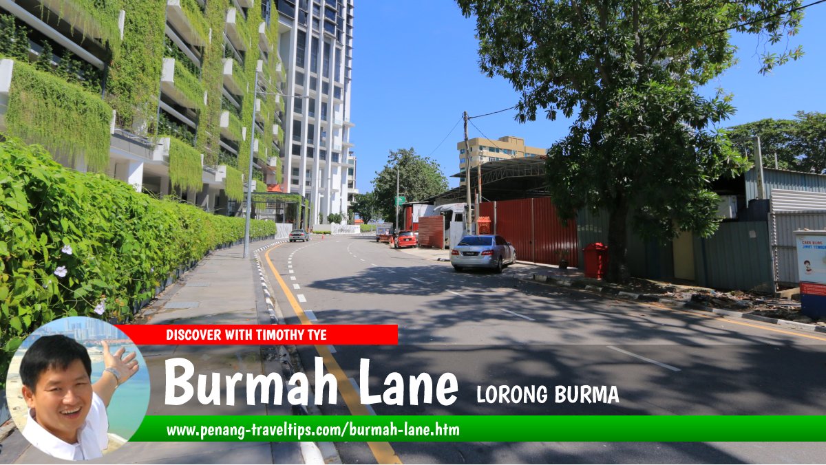 Burmah Lane, George Town, Penang