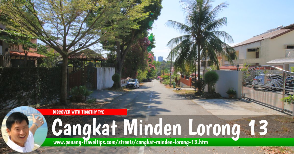 Cangkat Minden Lorong 13, Glugor