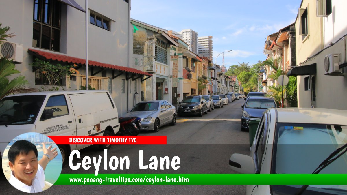 Ceylon Lane, George Town, Penang