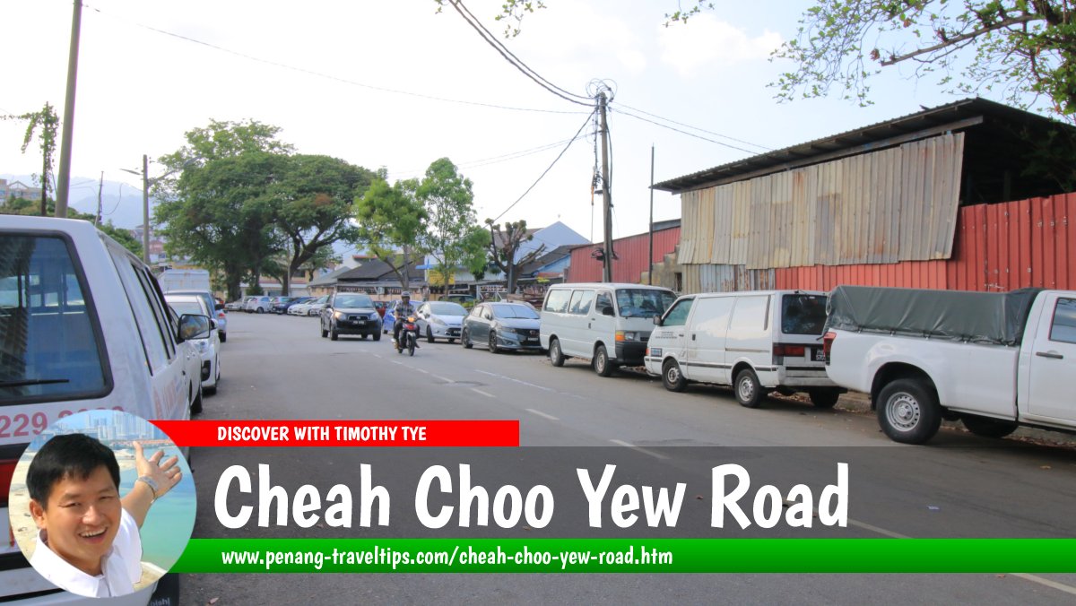 Cheah Choo Yew Road, George Town, Penang