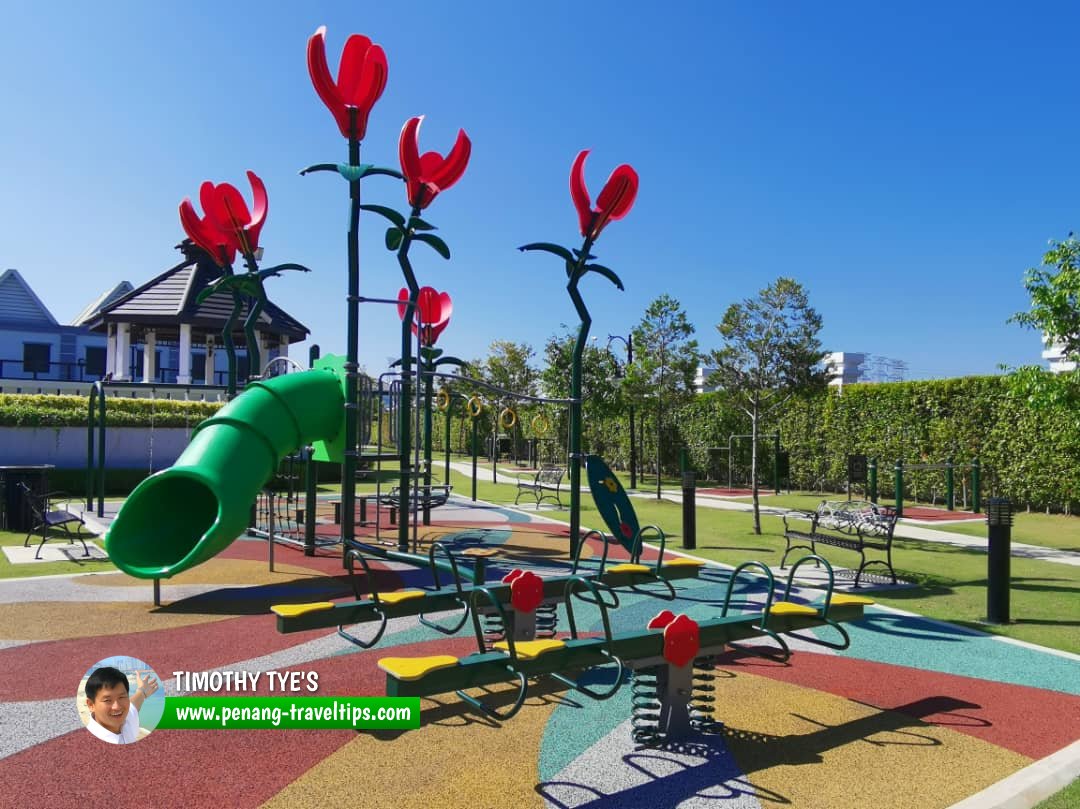 Children's playground at Eco Meadows