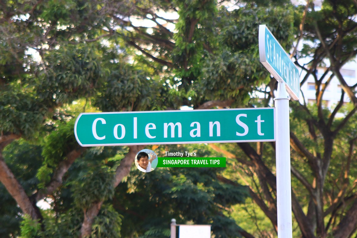 Coleman Street roadsign