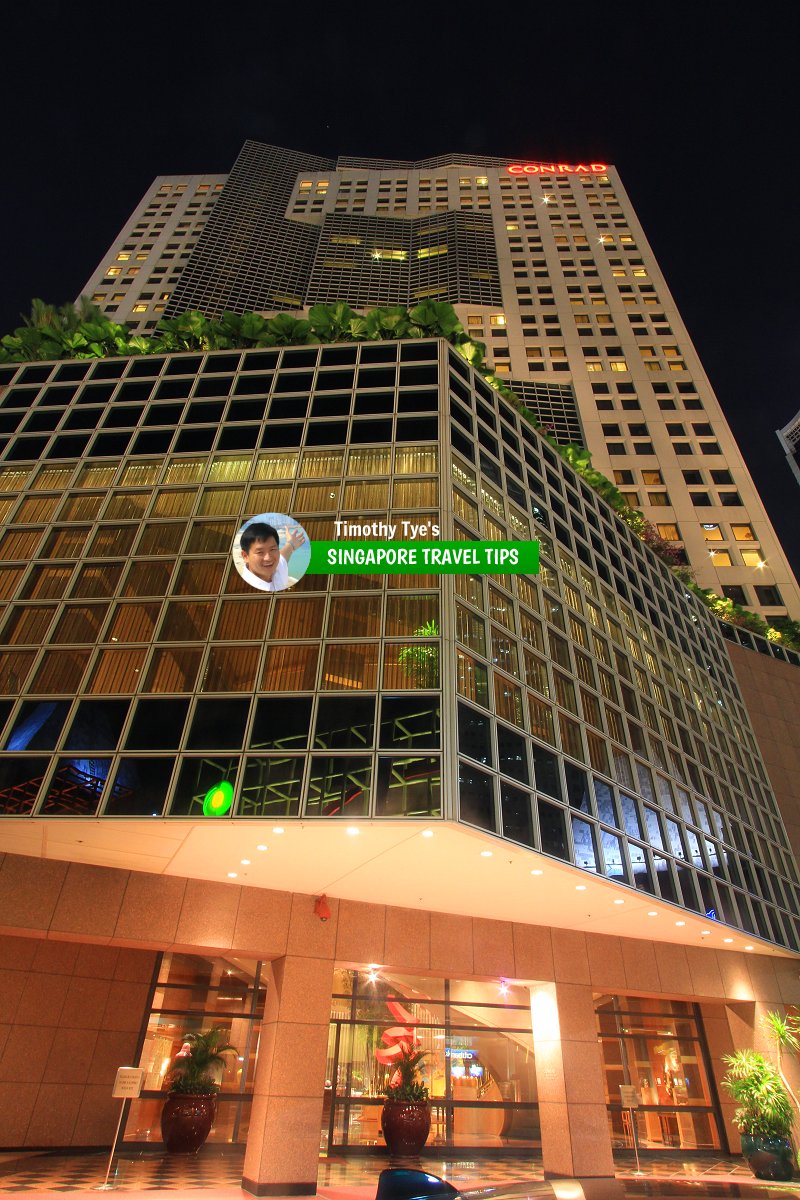 Conrad Centennial Singapore at night