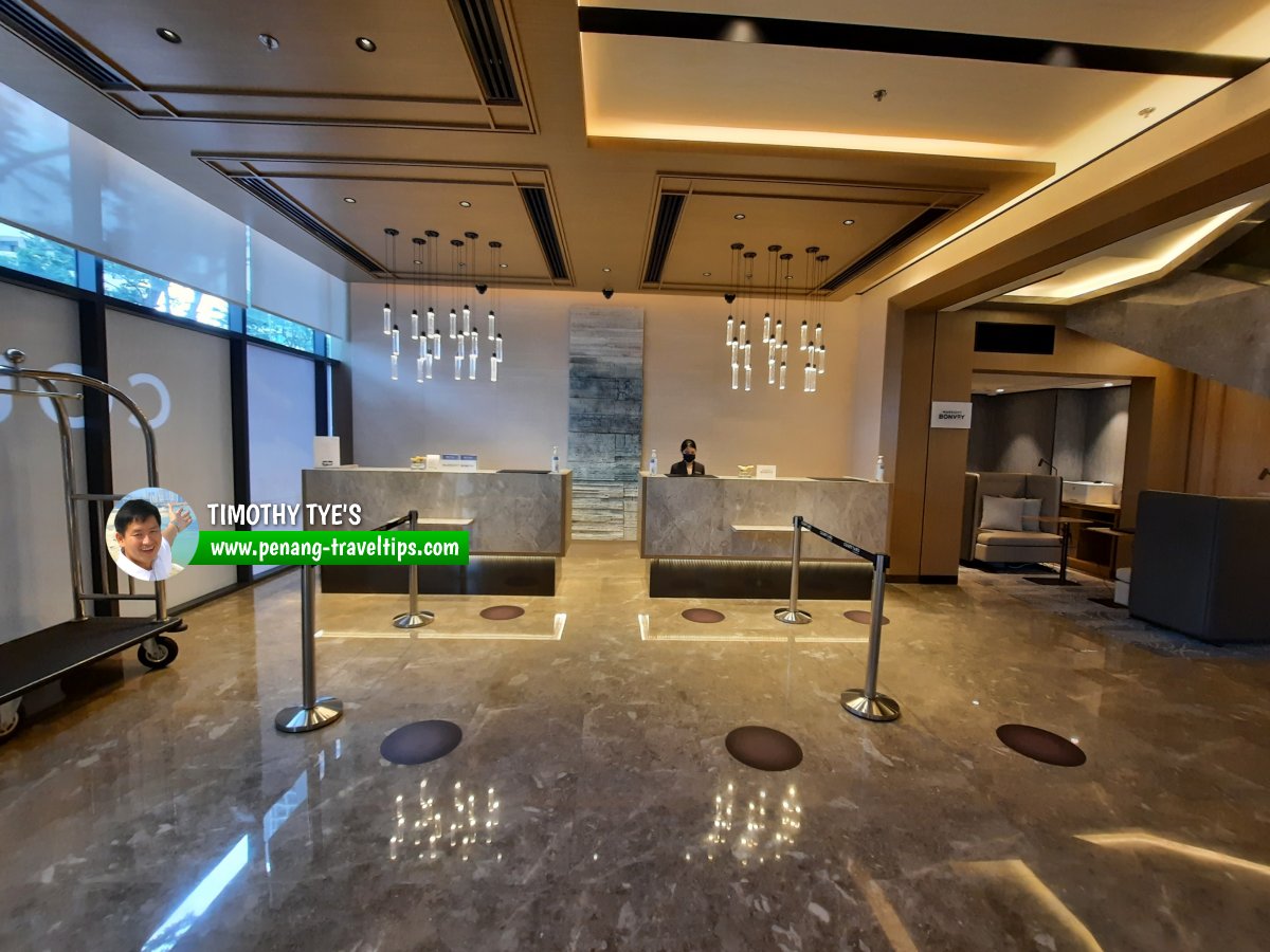 Front Desk at Courtyard by Marriott Penang