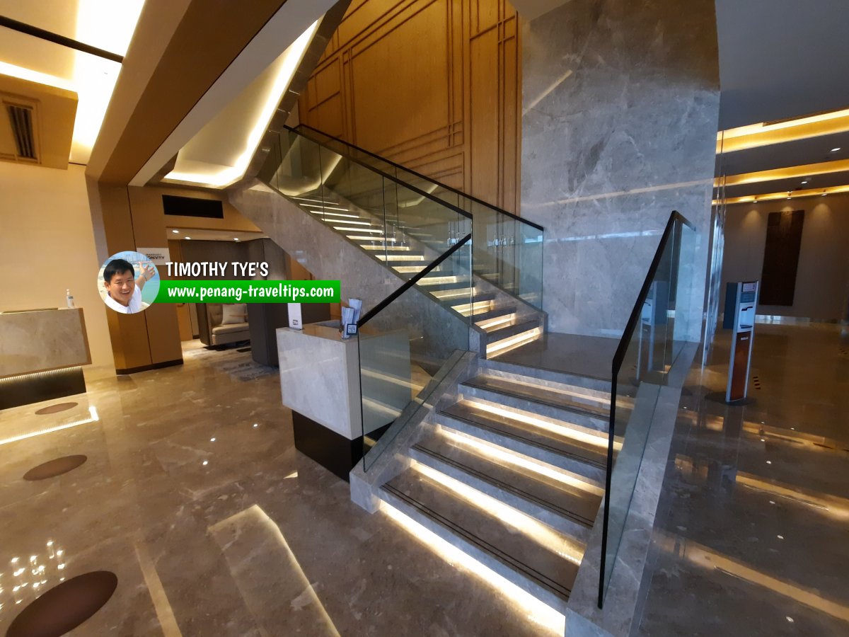 Staircase to the ballroom