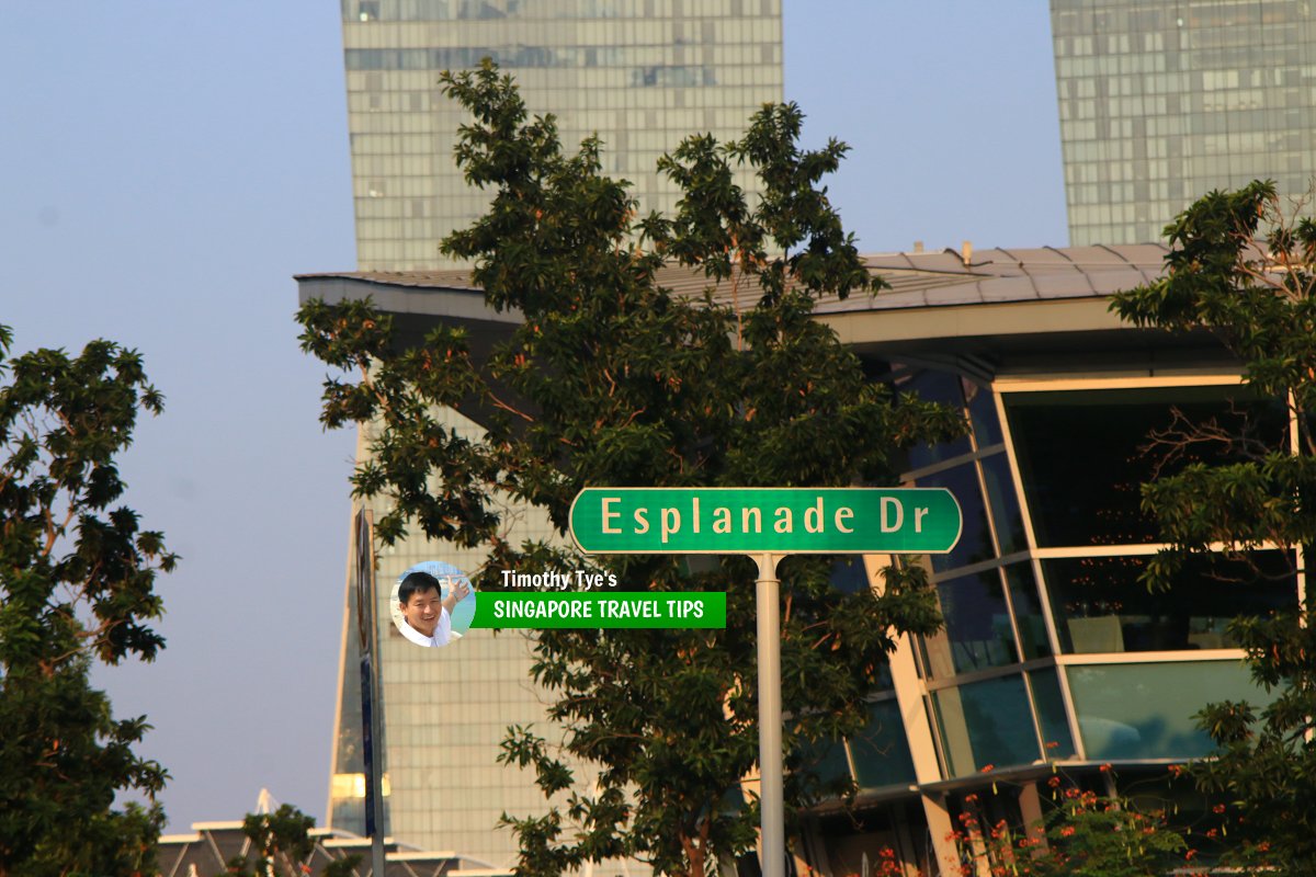 Esplanade Drive roadsign