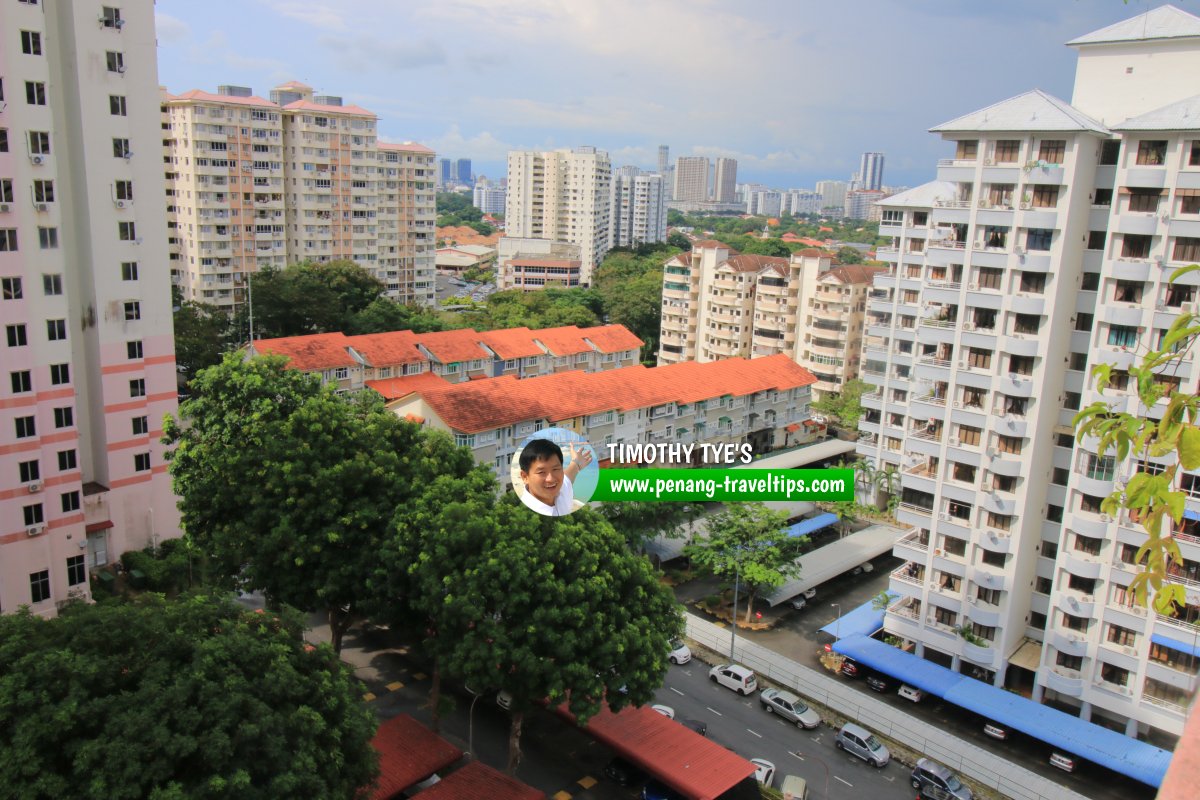 Aerial view of Greenlane Heights