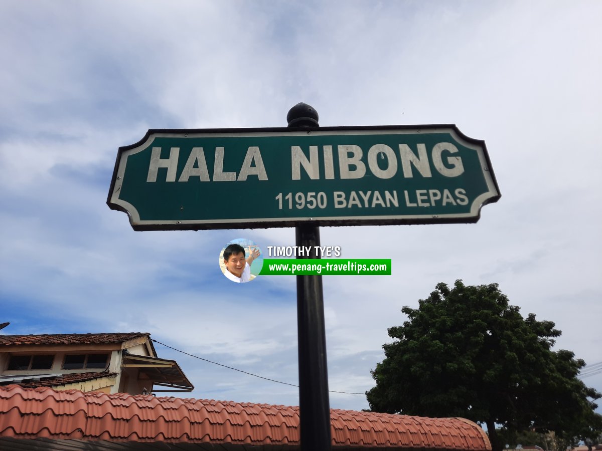 Hala Nibong roadsign