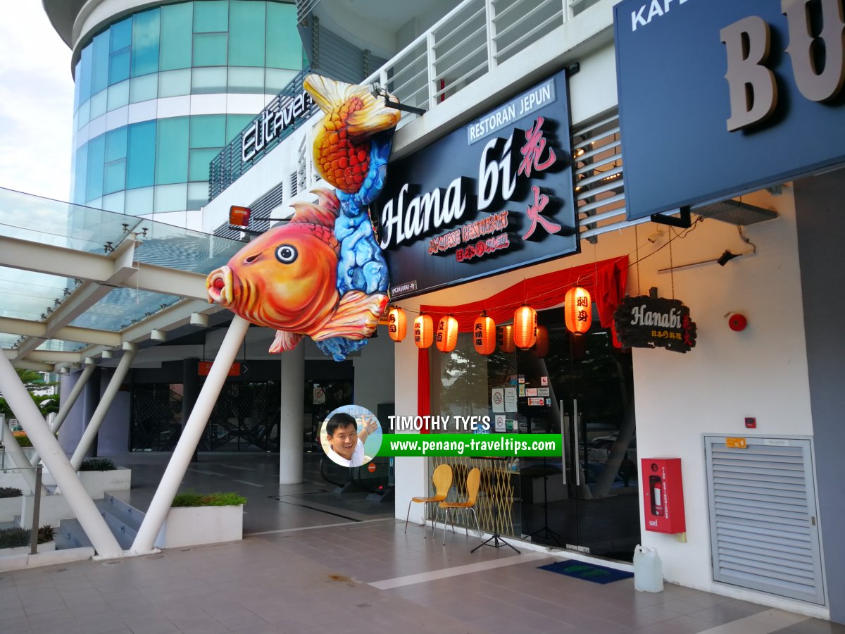 Hanabi Japanese Restaurant, Elit Avenue, Bayan Baru, Penang