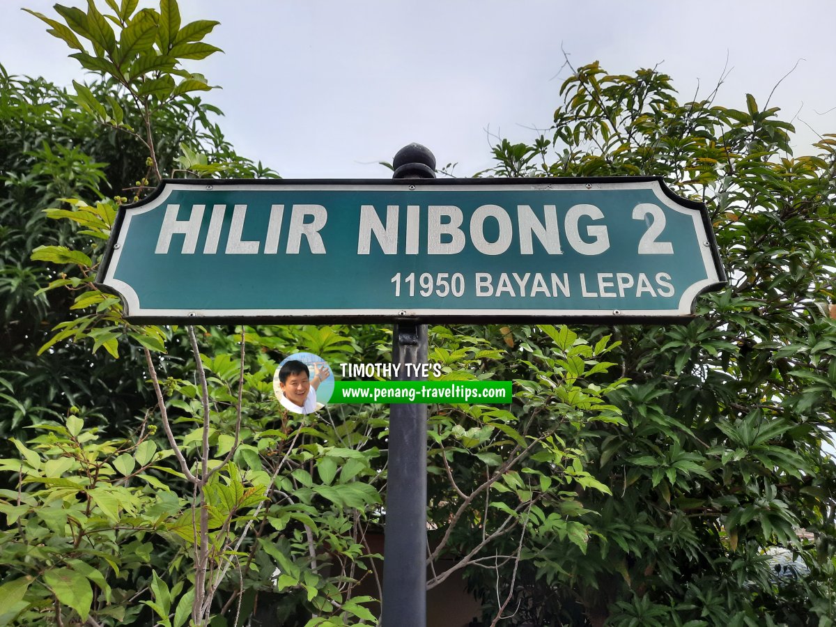 Hilir Nibong 2 roadsign