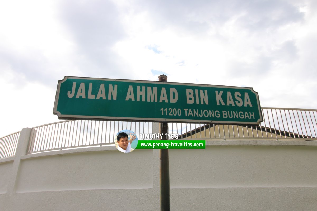 Jalan Ahmad Bin Kasa roadsign