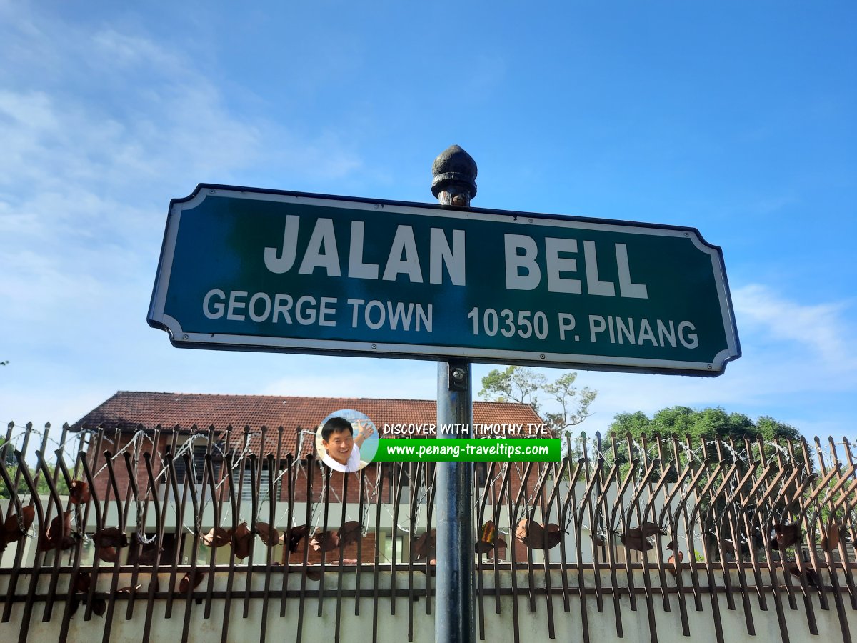 Jalan Bell roadsign