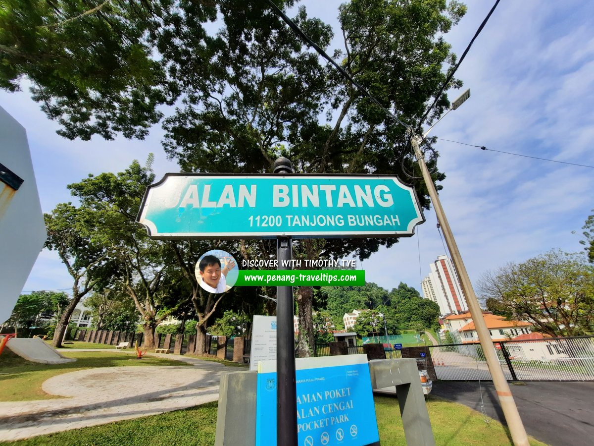 Jalan Bintang roadsign