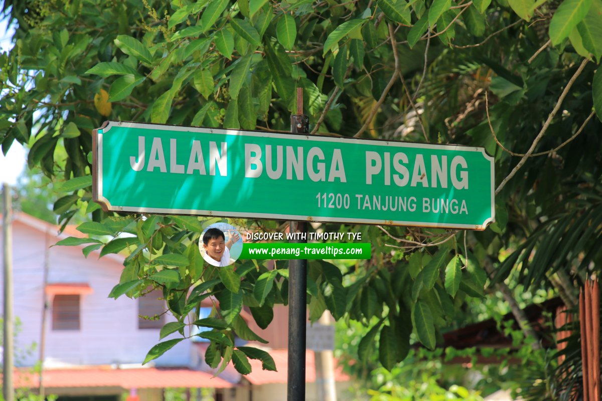 Jalan Bunga Pisang roadsign