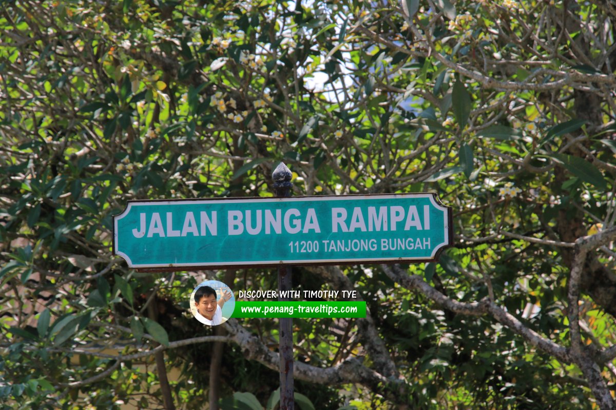 Jalan Bunga Rampai roadsign
