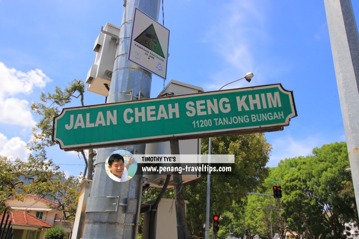 Jalan Cheah Seng Khim roadsign