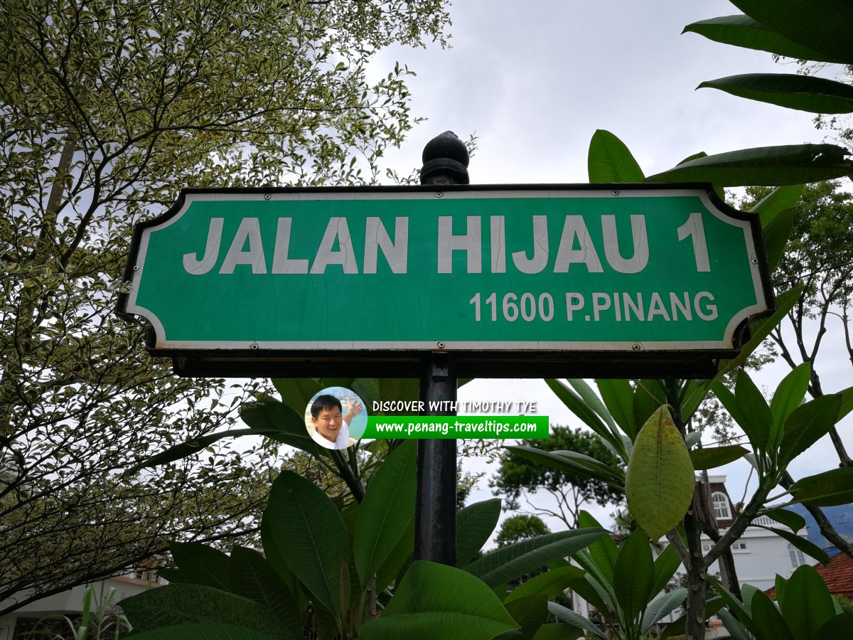 Jalan Hijau 1 roadsign