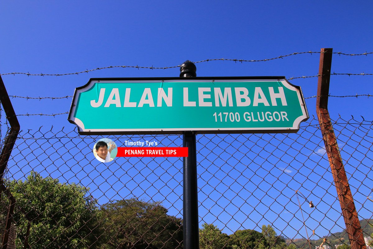 Jalan Lembah roadsign