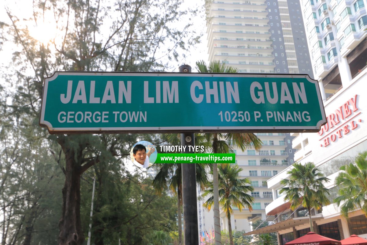 Jalan Lim Chin Guan roadsign