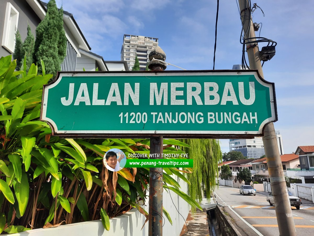 Jalan Merbau roadsign