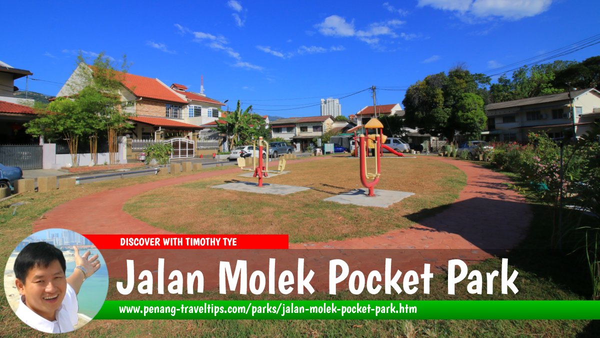 Jalan Molek Pocket Park, Brown Garden, Penang