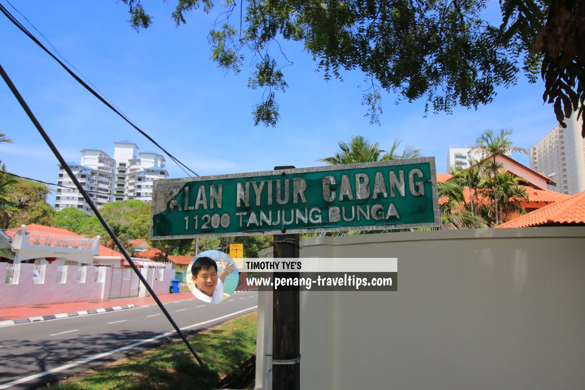 Jalan Nyiur Chabang, Tanjung Bungah