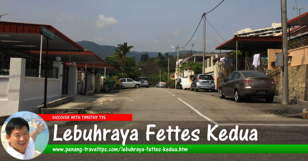 Lebuhraya Fettes Kedua road sign