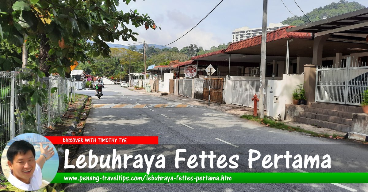 Lebuhraya Fettes Pertama, Tanjung Bungah