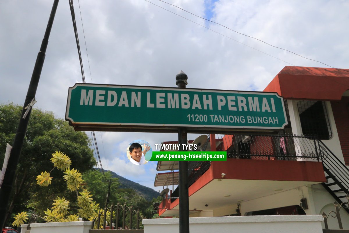 Medan Lembah Permai roadsign