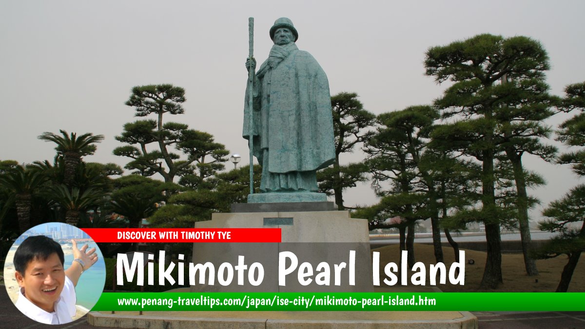 Statue of Mikimoto Kokichi at Mikimoto Pearl Island