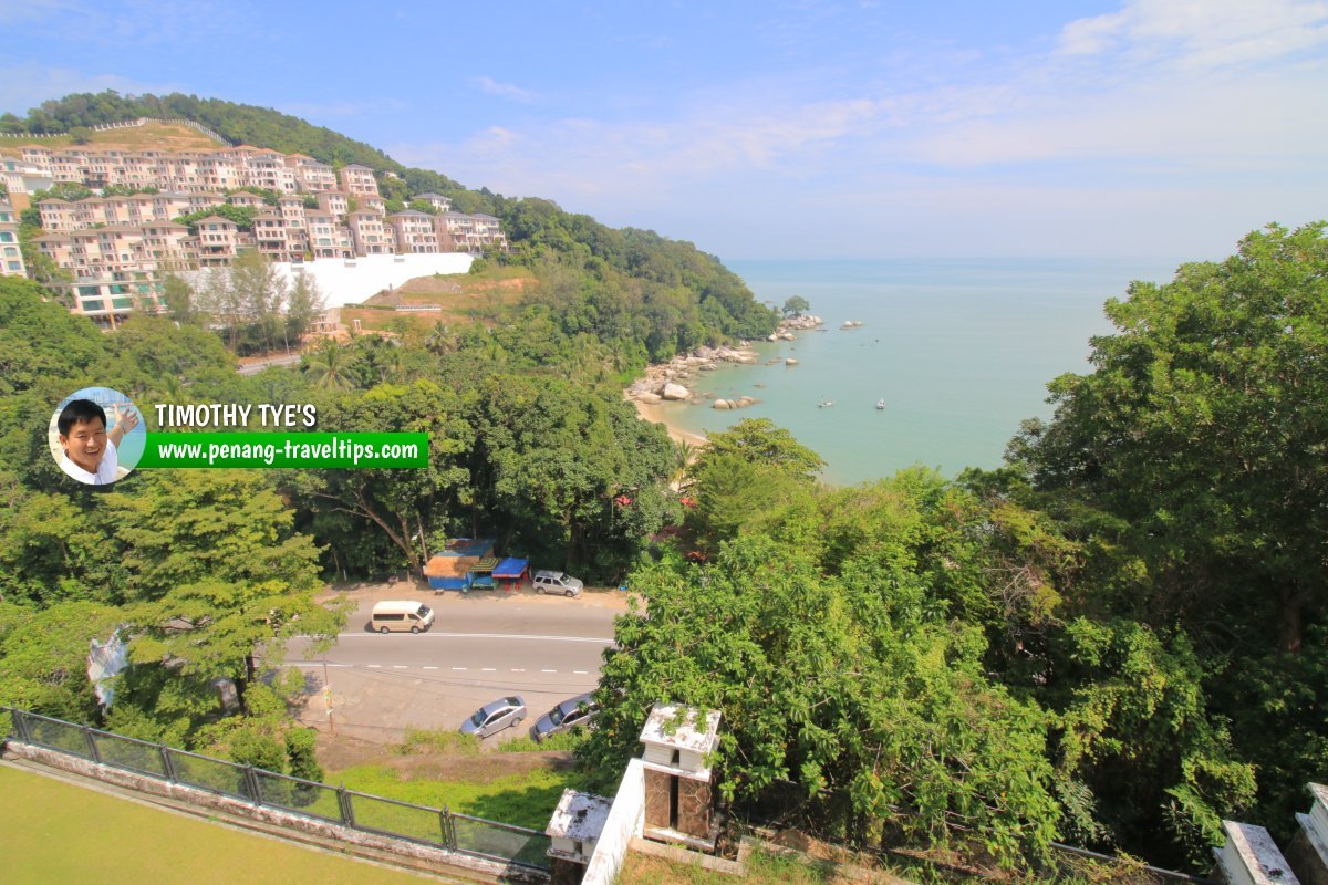 View of Moonlight Bay from Hilltop Villas