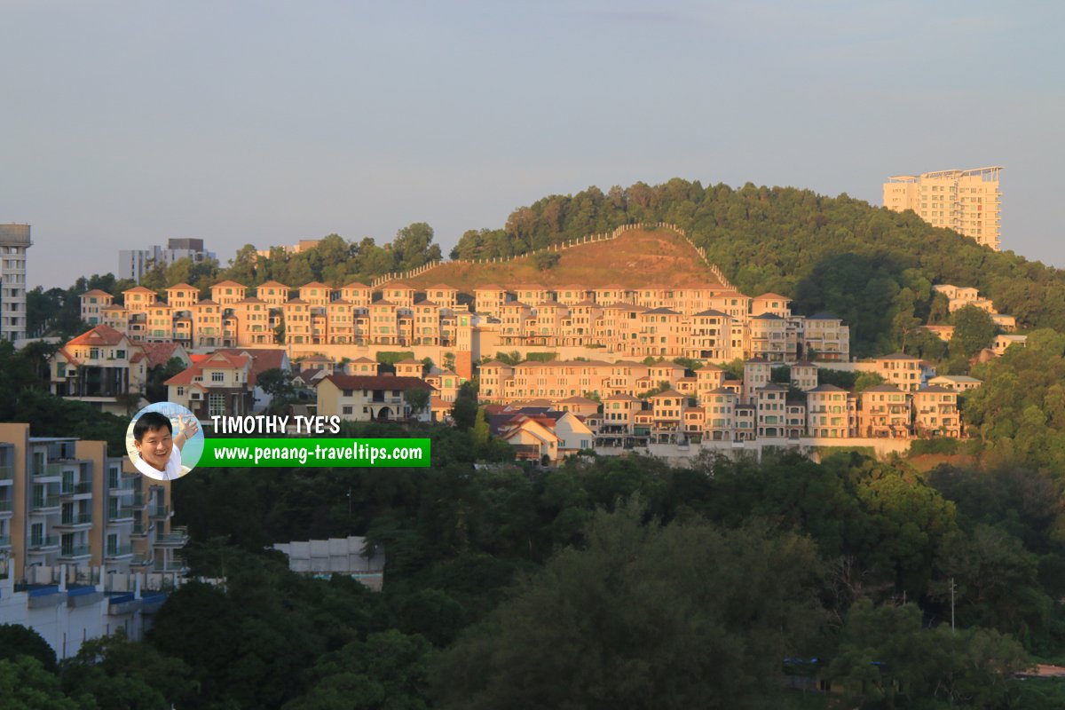 The villas of Moonlight Bay in the morning sun